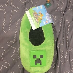 Primark Green Minecraft Slippers